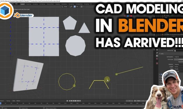 Blender Construction Lines Add-On Tutorials | The CG Essentials